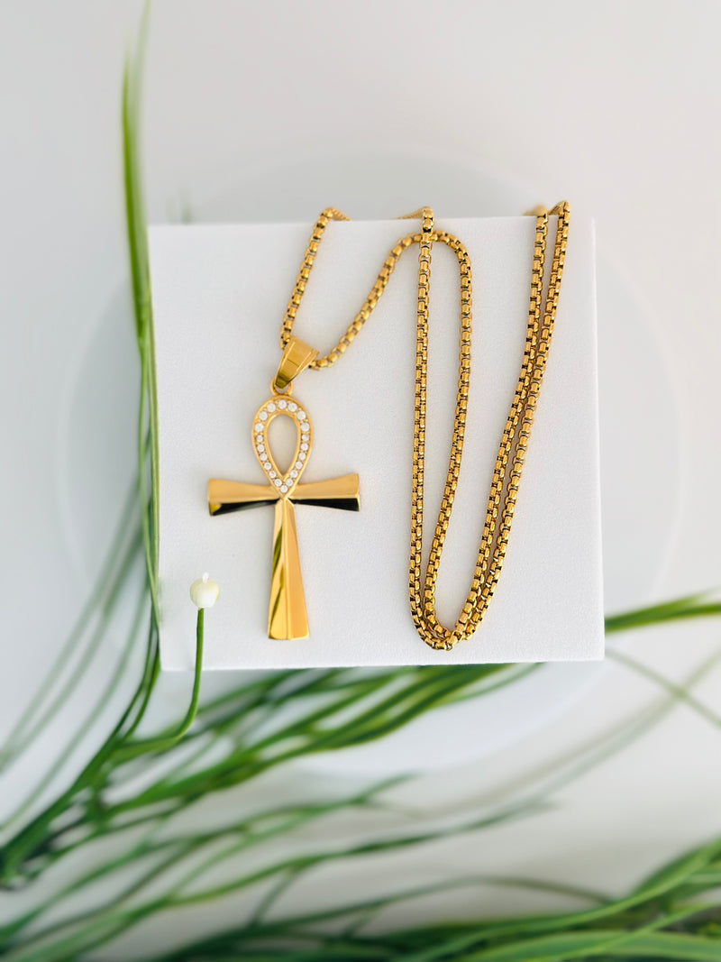 ANKH ቶ CROSS (GOLD)